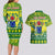 Cook Islands Christmas Couples Matching Long Sleeve Bodycon Dress and Hawaiian Shirt Santa Beach Meri Kiritimiti LT9 - Polynesian Pride