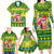 Cook Islands Christmas Family Matching Long Sleeve Bodycon Dress and Hawaiian Shirt Santa Beach Meri Kiritimiti LT9 - Polynesian Pride