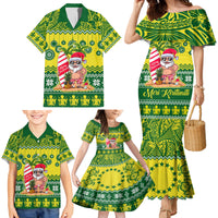 Cook Islands Christmas Family Matching Mermaid Dress and Hawaiian Shirt Santa Beach Meri Kiritimiti LT9 - Polynesian Pride