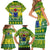 Cook Islands Christmas Family Matching Short Sleeve Bodycon Dress and Hawaiian Shirt Santa Beach Meri Kiritimiti LT9 - Polynesian Pride