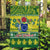 Cook Islands Christmas Garden Flag Santa Beach Meri Kiritimiti LT9 Garden Flag Green - Polynesian Pride