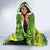 Cook Islands Christmas Hooded Blanket Santa Beach Meri Kiritimiti LT9 - Polynesian Pride