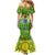 Cook Islands Christmas Mermaid Dress Santa Beach Meri Kiritimiti LT9 - Polynesian Pride