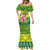 Cook Islands Christmas Mermaid Dress Santa Beach Meri Kiritimiti LT9 - Polynesian Pride