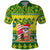 Cook Islands Christmas Polo Shirt Santa Beach Meri Kiritimiti LT9 Green - Polynesian Pride
