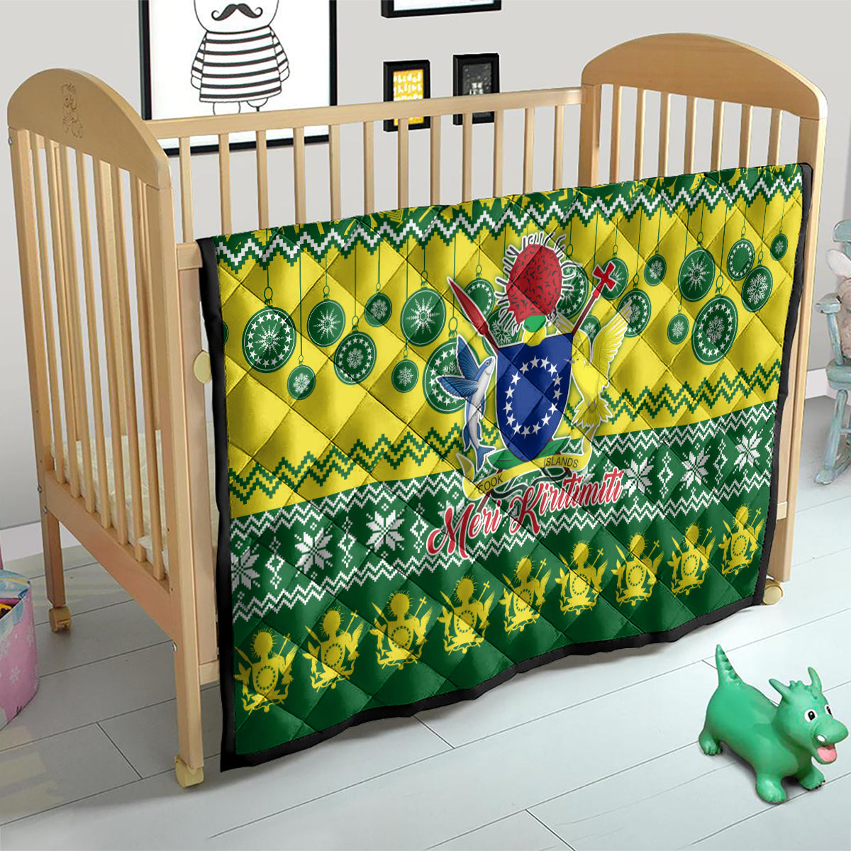 Cook Islands Christmas Quilt Santa Beach Meri Kiritimiti LT9 - Polynesian Pride