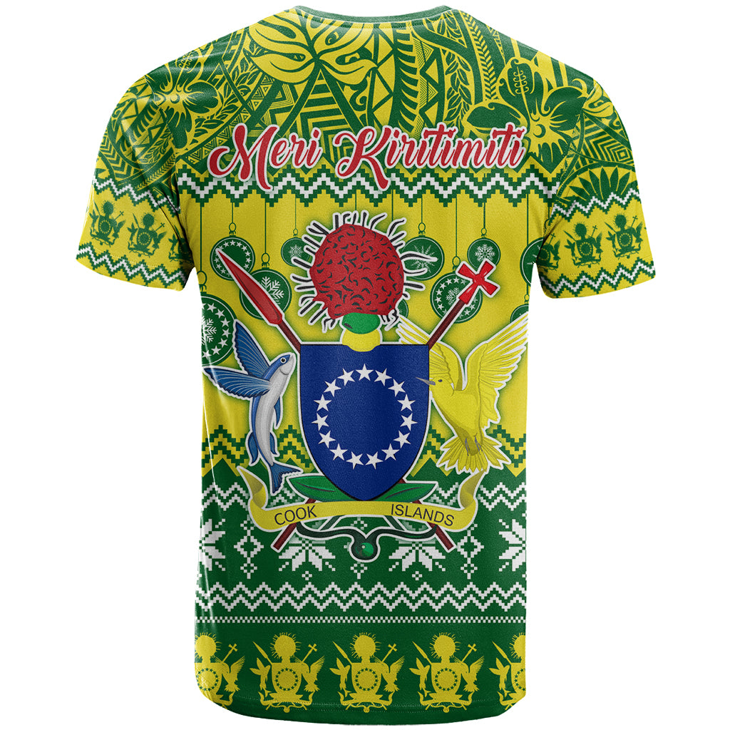 Cook Islands Christmas T Shirt Santa Beach Meri Kiritimiti LT9 - Polynesian Pride
