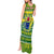 Cook Islands Christmas Tank Maxi Dress Santa Beach Meri Kiritimiti LT9 - Polynesian Pride