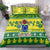 Personalised Cook Islands Christmas Bedding Set Santa Beach Meri Kiritimiti LT9 - Polynesian Pride