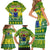 Personalised Cook Islands Christmas Family Matching Short Sleeve Bodycon Dress and Hawaiian Shirt Santa Beach Meri Kiritimiti LT9 - Polynesian Pride