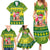 Personalised Cook Islands Christmas Family Matching Summer Maxi Dress and Hawaiian Shirt Santa Beach Meri Kiritimiti LT9 - Polynesian Pride