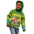 Personalised Cook Islands Christmas Kid Hoodie Santa Beach Meri Kiritimiti LT9 - Polynesian Pride