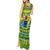 Personalised Cook Islands Christmas Tank Maxi Dress Santa Beach Meri Kiritimiti LT9 - Polynesian Pride