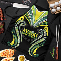 Rugby Cook Islands Avaiki Apron Black Kuki Airani Tribal Maori Inspired - Polynesian Pride