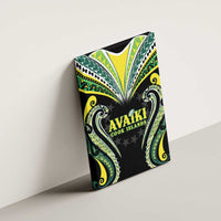 Rugby Cook Islands Avaiki Canvas Wall Art Black Kuki Airani Tribal Maori Inspired - Polynesian Pride