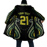 Custom Rugby Cook Islands Avaiki Cloak Black Kuki Airani Tribal Maori Inspired - Polynesian Pride