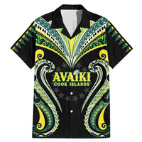 Custom Rugby Cook Islands Avaiki Family Matching Mermaid Dress and Hawaiian Shirt Black Kuki Airani Tribal Maori Inspired - Polynesian Pride