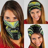 Rugby Cook Islands Avaiki Neck Gaiter Black Kuki Airani Tribal Maori Inspired - Polynesian Pride