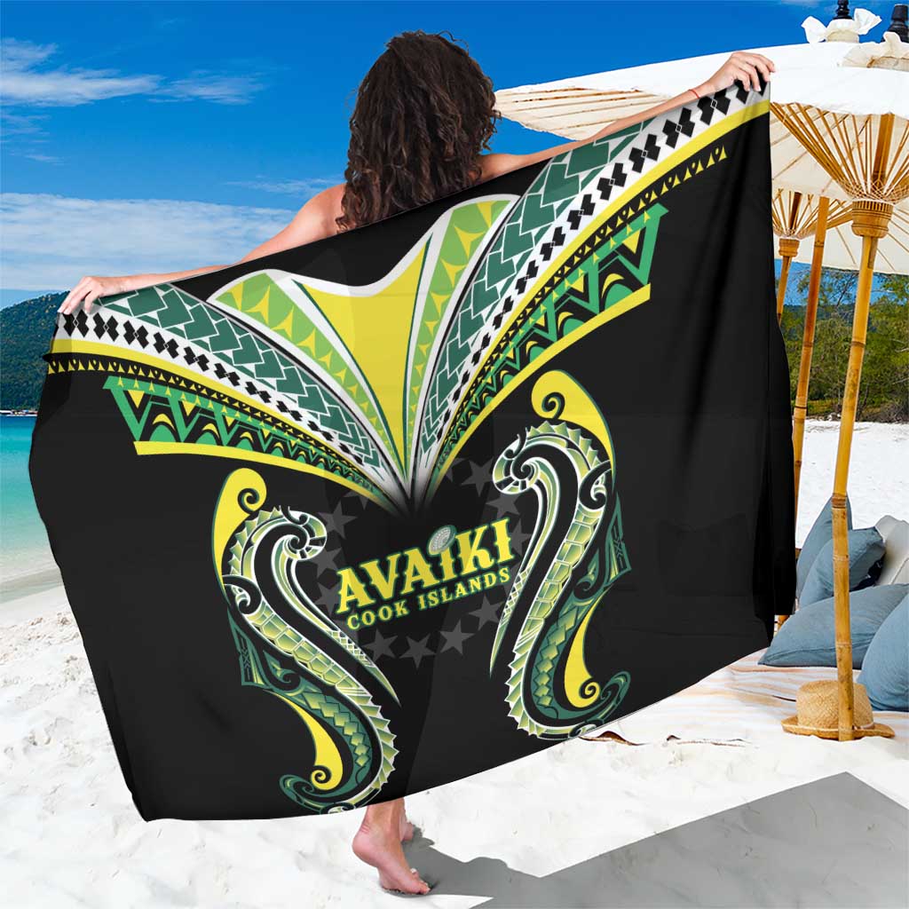 Rugby Cook Islands Avaiki Sarong Black Kuki Airani Tribal Maori Inspired - Polynesian Pride