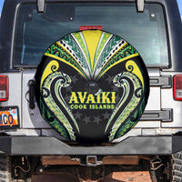 Rugby Cook Islands Avaiki Spare Tire Cover Black Kuki Airani Tribal Maori Inspired - Polynesian Pride