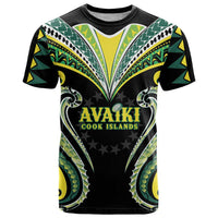 Custom Rugby Cook Islands Avaiki T Shirt Black Kuki Airani Tribal Maori Inspired - Polynesian Pride