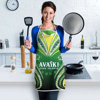 Rugby Cook Islands Avaiki Apron Green Kuki Airani Tribal Maori Inspired - Polynesian Pride