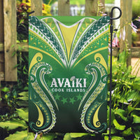 Rugby Cook Islands Avaiki Garden Flag Green Kuki Airani Tribal Maori Inspired - Polynesian Pride