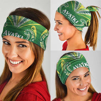 Rugby Cook Islands Avaiki Neck Gaiter Green Kuki Airani Tribal Maori Inspired - Polynesian Pride