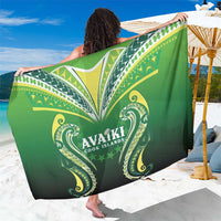 Rugby Cook Islands Avaiki Sarong Green Kuki Airani Tribal Maori Inspired - Polynesian Pride