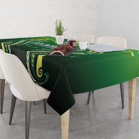 Rugby Cook Islands Avaiki Tablecloth Green Kuki Airani Tribal Maori Inspired LT9 - Polynesian Pride