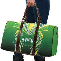 Rugby Cook Islands Avaiki Travel Bag Green Kuki Airani Tribal Maori Inspired - Polynesian Pride