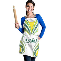 Rugby Cook Islands Avaiki Apron White Kuki Airani Tribal Maori Inspired - Polynesian Pride