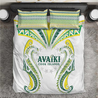 Rugby Cook Islands Avaiki Bedding Set White Kuki Airani Tribal Maori Inspired - Polynesian Pride