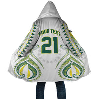 Custom Rugby Cook Islands Avaiki Cloak White Kuki Airani Tribal Maori Inspired - Polynesian Pride