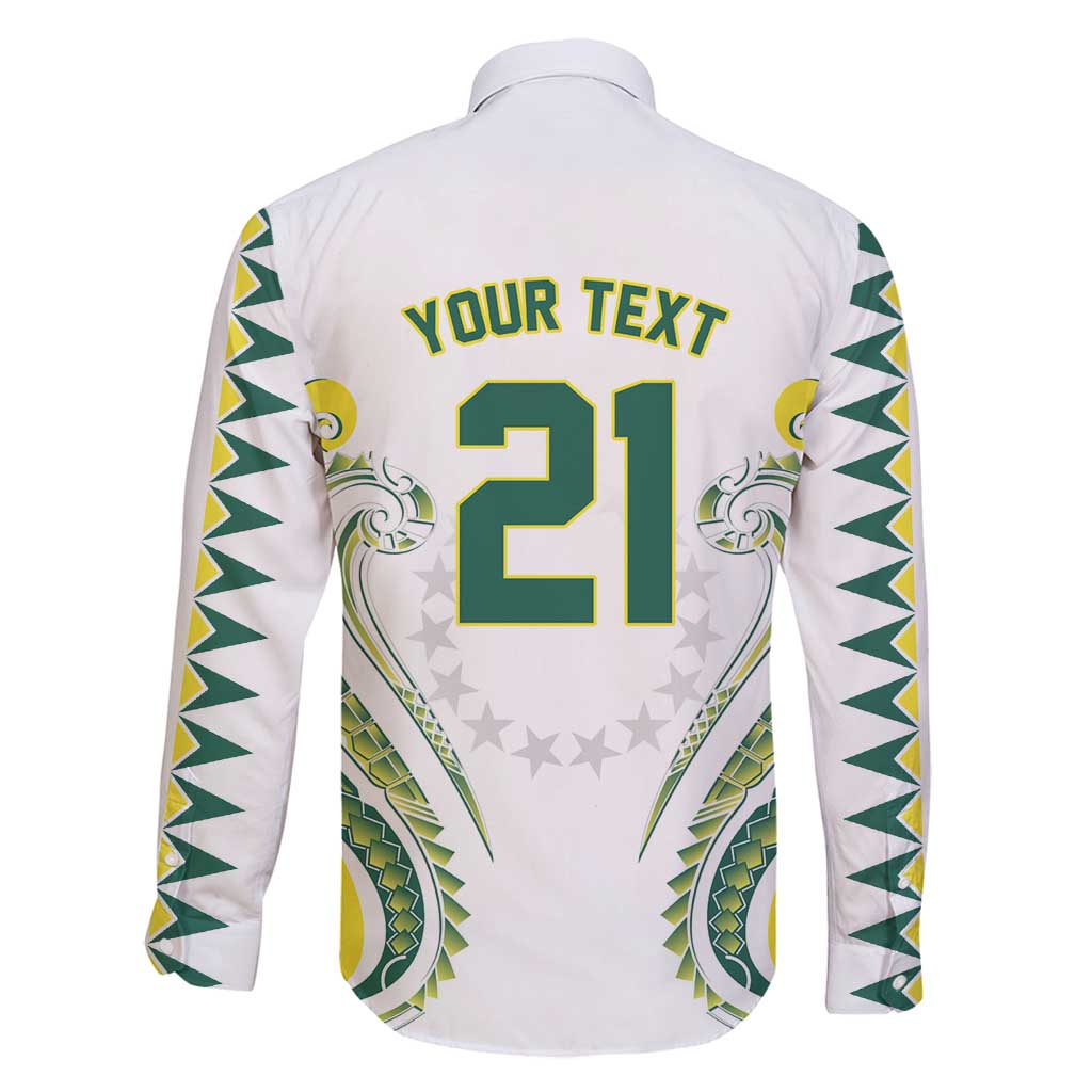 Custom Rugby Cook Islands Avaiki Family Matching Mermaid Dress and Hawaiian Shirt White Kuki Airani Tribal Maori Inspired - Polynesian Pride