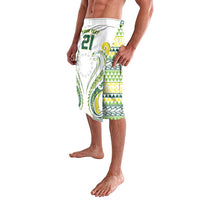 Custom Rugby Cook Islands Avaiki Lavalava White Kuki Airani Tribal Maori Inspired - Polynesian Pride