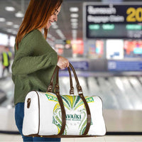 Rugby Cook Islands Avaiki Travel Bag White Kuki Airani Tribal Maori Inspired - Polynesian Pride