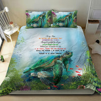Polynesia Mother's Day Bedding Set Magnificent Sea Turtle Of Love and Gratitude LT9 - Polynesian Pride