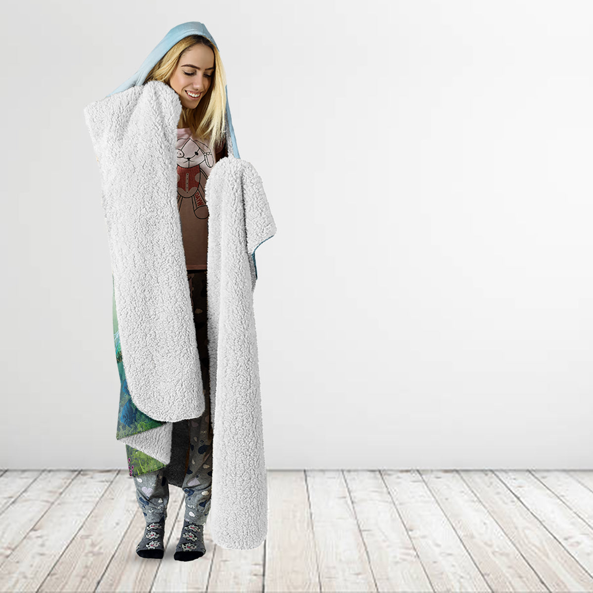 Polynesia Mother's Day Hooded Blanket Magnificent Sea Turtle Of Love and Gratitude LT9 - Polynesian Pride