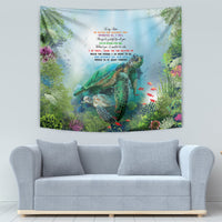 Polynesia Mother's Day Tapestry Magnificent Sea Turtle Of Love and Gratitude LT9 - Polynesian Pride