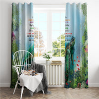 Polynesia Mother's Day Window Curtain Magnificent Sea Turtle Of Love and Gratitude LT9 - Polynesian Pride