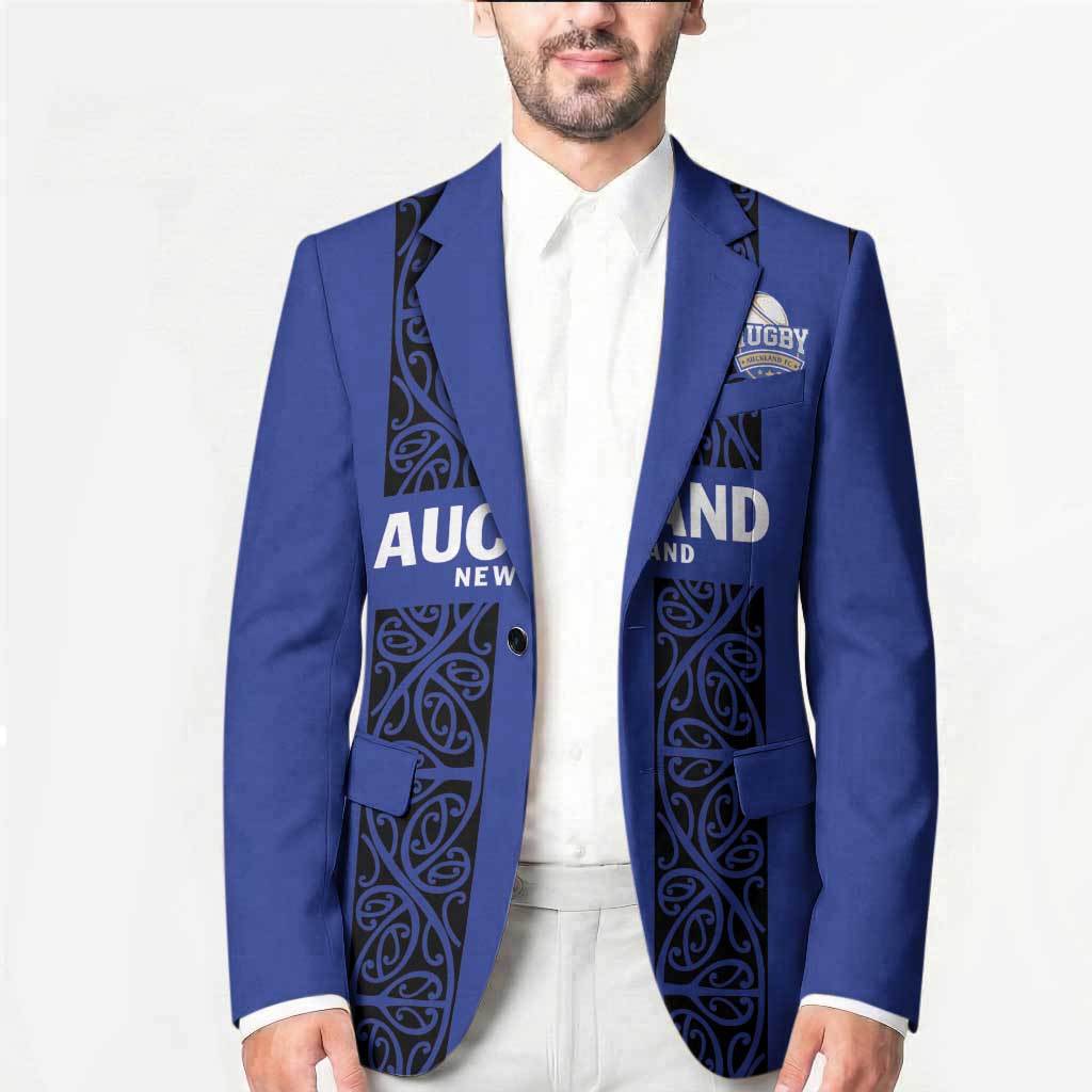 Custom Oceania Football NZ Auckland Blazer Maori Tribal Pattern LT9 - Polynesian Pride