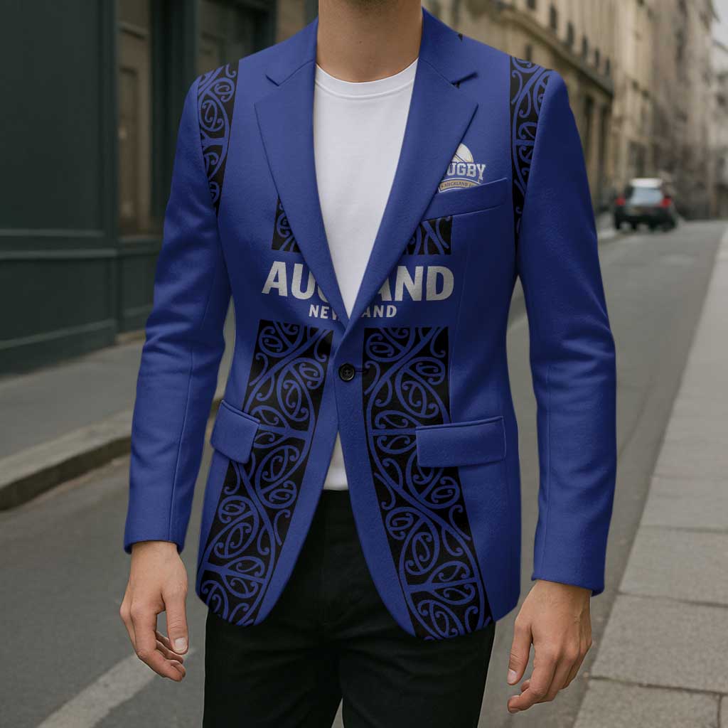 Custom Oceania Football NZ Auckland Blazer Maori Tribal Pattern LT9 - Polynesian Pride