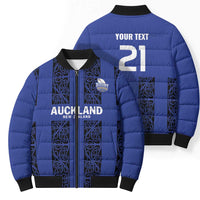 Custom Oceania Football NZ Auckland Bomber Puffer Jacket Maori Tribal Pattern LT9 - Polynesian Pride