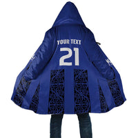 Custom Oceania Football NZ Auckland Cloak Maori Tribal Pattern LT9 Unisex Blue - Polynesian Pride