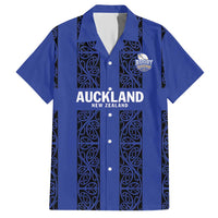 Custom Oceania Football NZ Auckland Hawaiian Shirt Maori Tribal Pattern