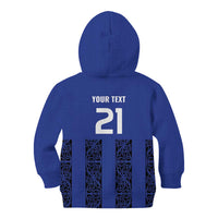Custom Oceania Football NZ Auckland Kid Hoodie Maori Tribal Pattern