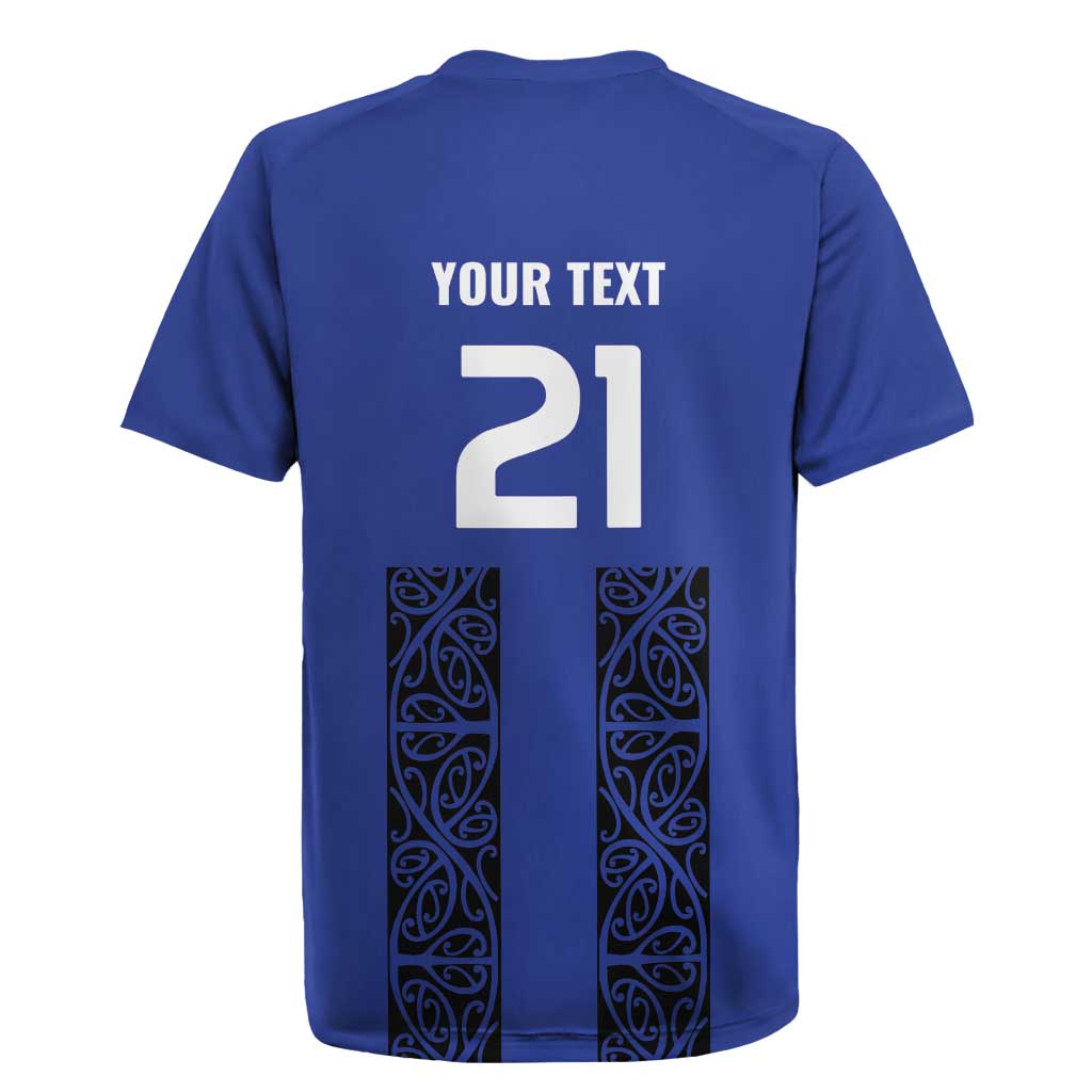 Custom Oceania Football NZ Auckland Rugby Jersey Maori Tribal Pattern LT9 - Polynesian Pride