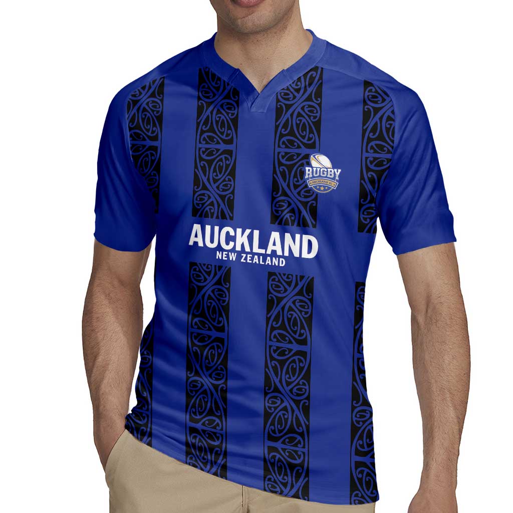 Custom Oceania Football NZ Auckland Rugby Jersey Maori Tribal Pattern LT9 - Polynesian Pride