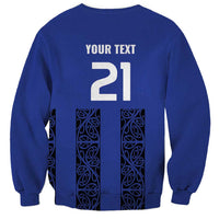 Custom Oceania Football NZ Auckland Sweatshirt Maori Tribal Pattern LT9 - Polynesian Pride